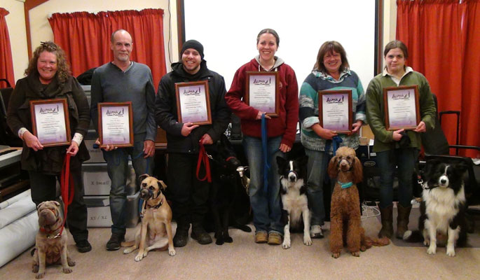 Graduates from Alpha Canine Professional